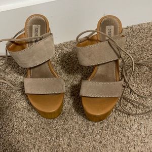 Steve Madden Suede Leather wedge